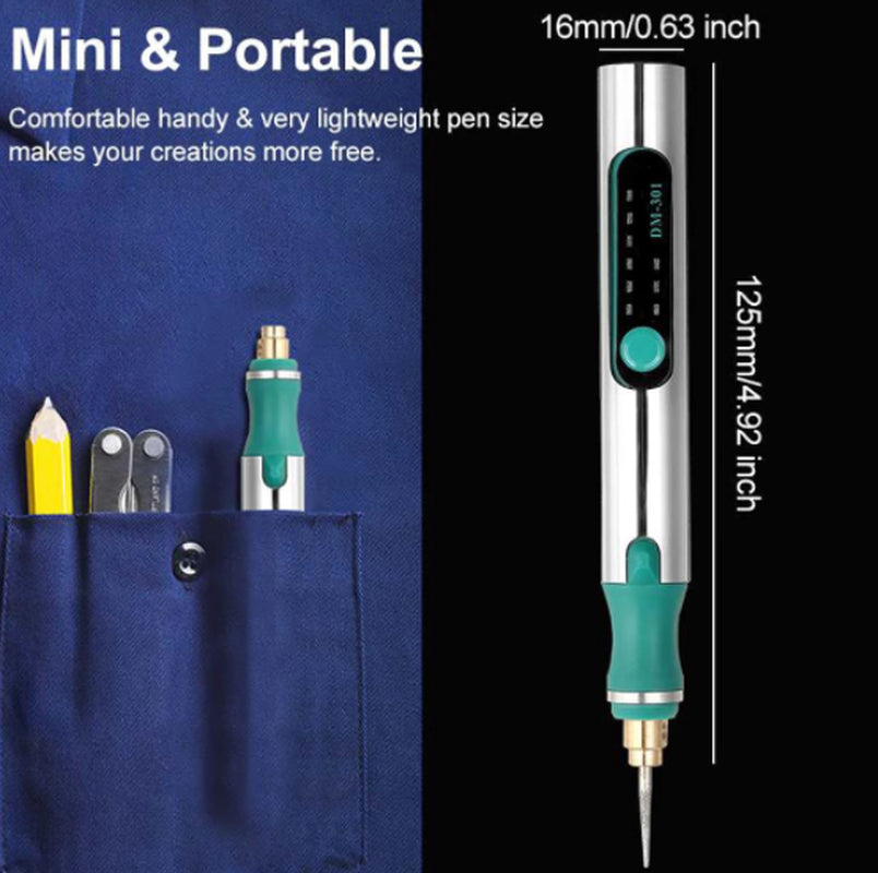 Electric Engraving Pen Charging Speed Regulating Electric Grinder